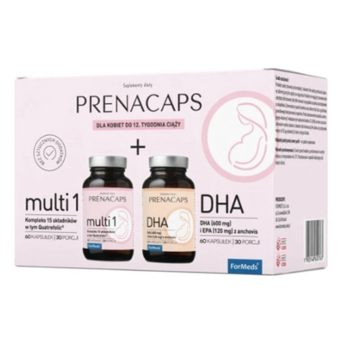 FORMEDS PRENACAPS MULTI 1 + DHA 2 x 60 caps