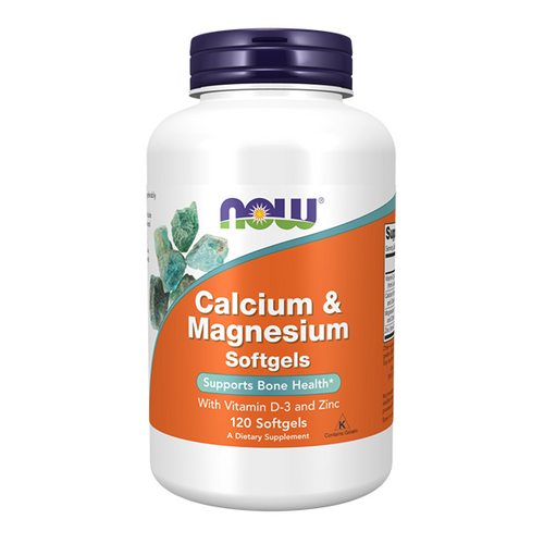 NOW FOODS Calcium - Magnesium with D3 Zinc 120 caps