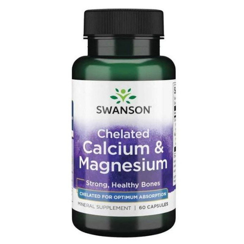 SWANSON Albion Calcium and Magnesium Chelate 60 capsules