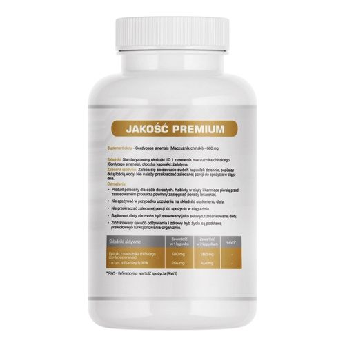 MEDFUTURE Cordyceps Sinensis 680 mg 60 caps