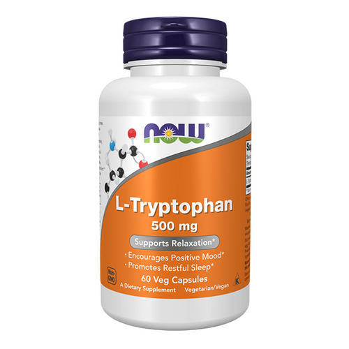 NOW FOODS L-Tryptophan 500mg 60 vcaps