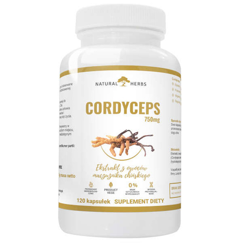 NATURAL HERBS Cordyceps 750 mg 120 caps