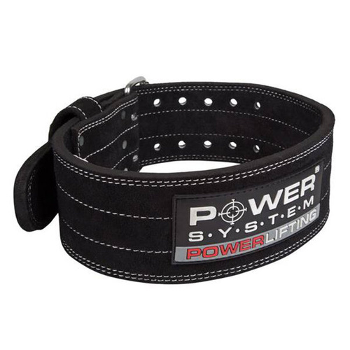 POWER SYSTEM Powerlifting Belt - Leather Black