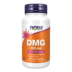 NOW FOODS DMG (N-Dimethylglycine) 125mg 100 vcaps