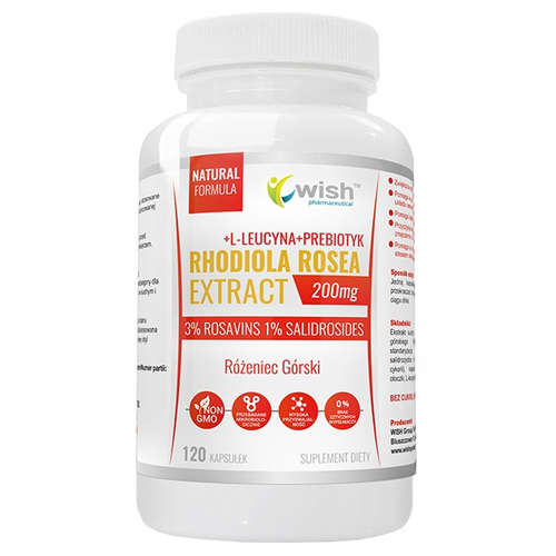 WISH Rhodiola Rosea Extract 200mg 120 caps