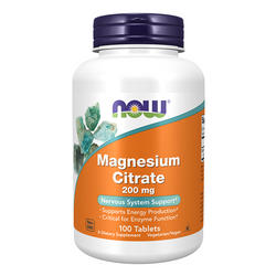 NOW FOODS Magnesium Citrate 200mg 100 tabs