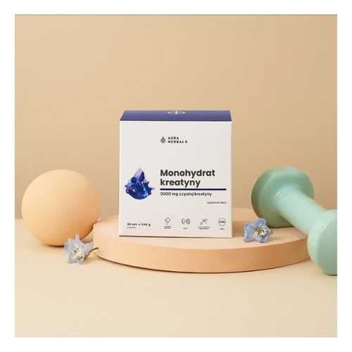 AURA HERBALS Creatine Monohydrate sachets 30 x 3.41 g