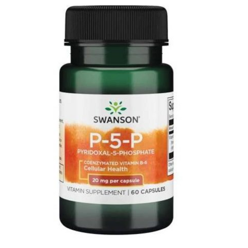 SWANSON Witamina B-6 20mg 60 kaps