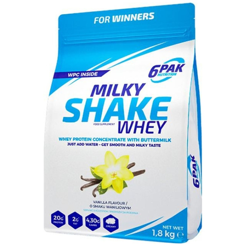 6PAK Milky Shake Whey 1800 g