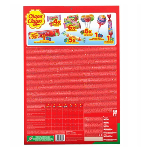 CHUPA CHUPS Advent Calendar (Candies, Gums, Lollipops) 210g 24 pcs
