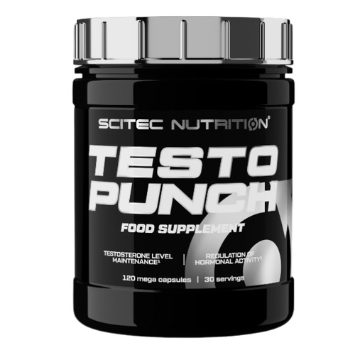 SCITEC Testo Punch 120 kaps