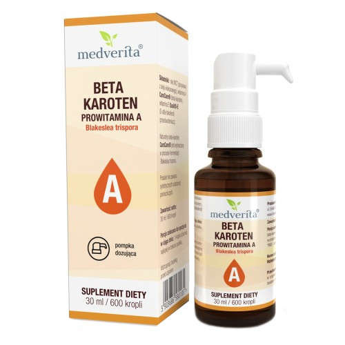 MEDVERITA Beta-Carotene CaroCare® Provitamin A 30ml / 600 drops