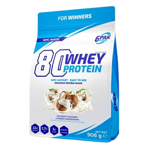 6PAK 80 Whey Protein 908 g