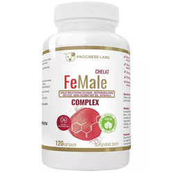 PROGRESS LABS FeMale Iron Chelate Complex 120 caps