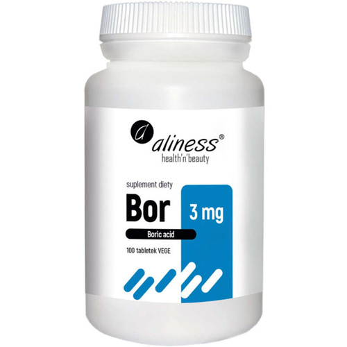 ALINESS Bor 3mg (boric acid) 100 vtabs