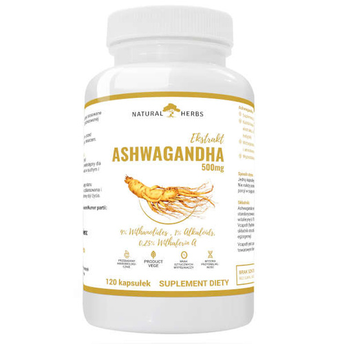 NATURAL HERBS Ashwagandha 500mg 120 caps