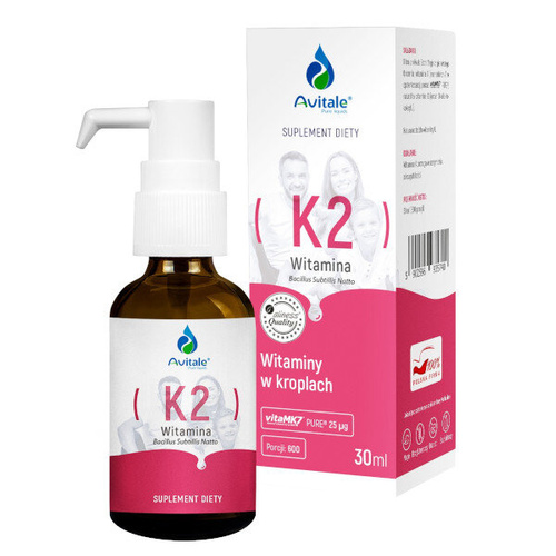 AVITALE Witamina K2 25µg krople 30 ml