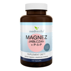 MEDVERITA Magnez Jabłczan + P-5-P 100 Kaps