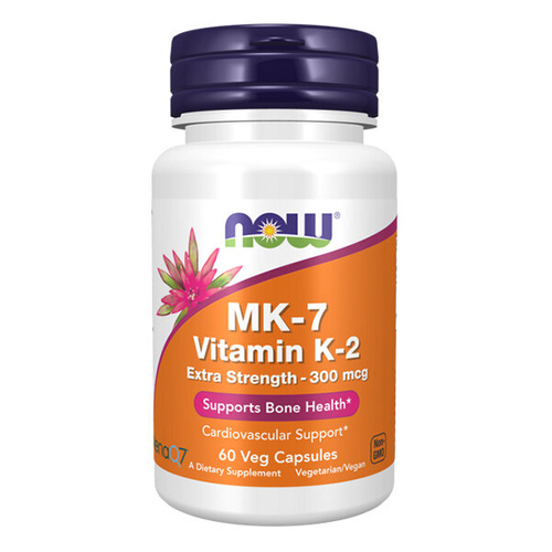 NOW FOODS Vitamin K2 MK-7 100mcg 60 vcaps