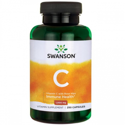 SWANSON Vitamin C1000 + Rosehip 250 caps