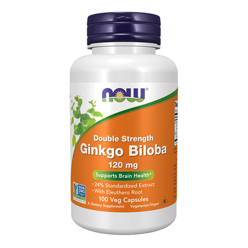 NOW FOODS Ginkgo Biloba standardized extract 50: 1 - Japanese Ginkgo 100 caps