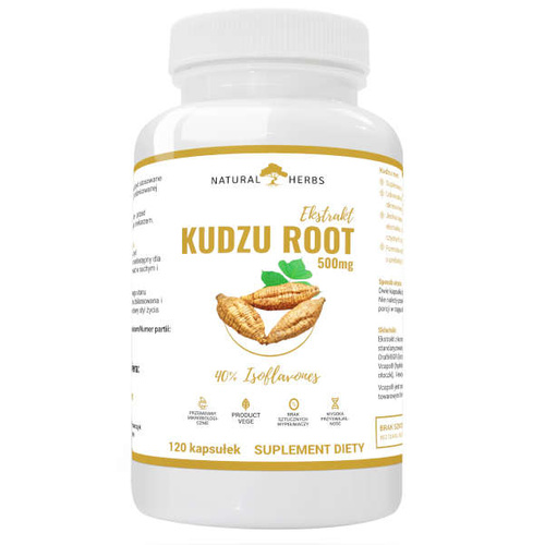 NATURAL HERBS Kudzu Root Extract 500mg 120 caps