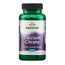 SWANSON Calcium Citrate 200mg 60 caps