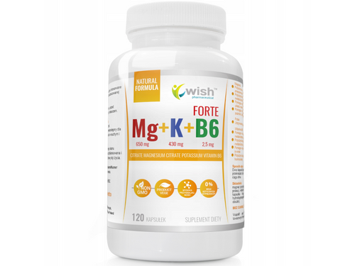 WISH Mg+K+Vit B6 Forte 120 caps