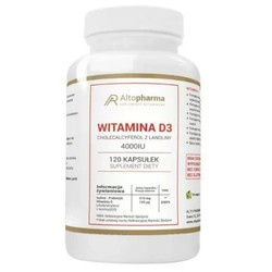 ALTO PHARMA Vitamin D3 4000IU Forte 120 caps