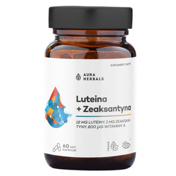 AURA HERBALS Lutein + Zeaxanthin + Vitamin A 60 caps