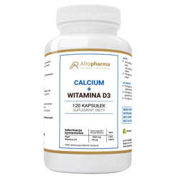 ALTO PHARMA Calcium + Vitamin D3 120 caps