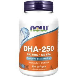 NOW FOODS DHA - 250 DHA 125 EPA 120 caps