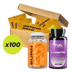 nowmax® Burn Cutting Thermo 60 caps + nowmax® Isotonic Drink 25 g + 4F FUEL L-Carnitine 60 caps (L-carnitine)