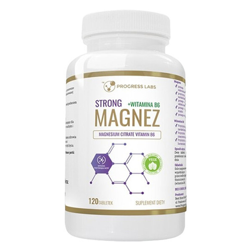  PROGRESS LABS Magnesium Strong + Vitamin B6 120 caps