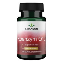 SWANSON Koenzym Q10 100mg 100 sgels