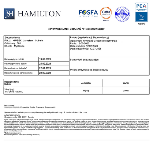 nowmax® Creatine Monohydrate 200 kaps