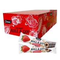 32x CORNEXI ROLL & GO Oat Bar with Strawberry Filling 30 g