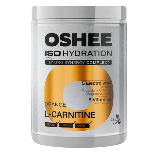 OSHEE ISO Hydration Powder Jar + L-Carnitine 550 g