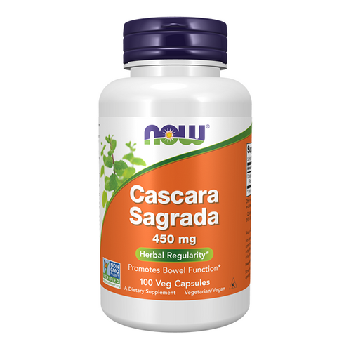 NOW FOODS Cascara Sagrada 450mg 100 caps