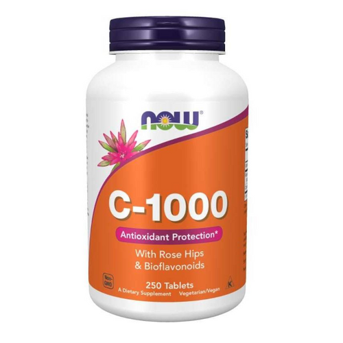 NOW FOODS Vitamin C 1000 mg with bioflavonoids and wild rose 250 tablets