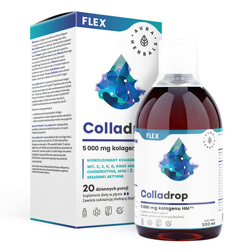  AURA HERBALS Colladrop Flex - Marine Collagen 5000 mg 500 ml