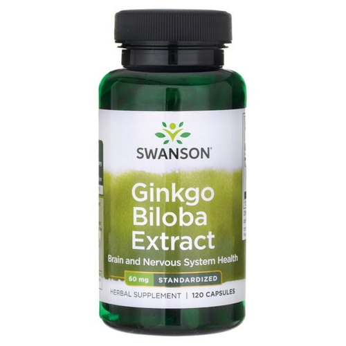 SWANSON Ginkgo Biloba extract 60mg 120 caps