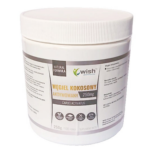 WISH Activated Coconut Carbon 250g powder