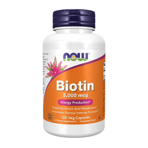 NOW FOODS Biotin 5000mcg 120 vcaps