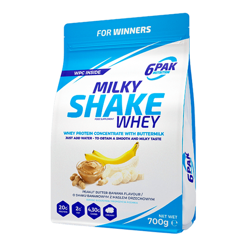 6PAK Milky Shake Whey 700 g