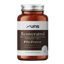 UNS Resveratrol + Bioperine 60 caps