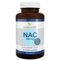 MEDVERITA NAC 200mg N-acetyl L-cysteine ​​180 caps