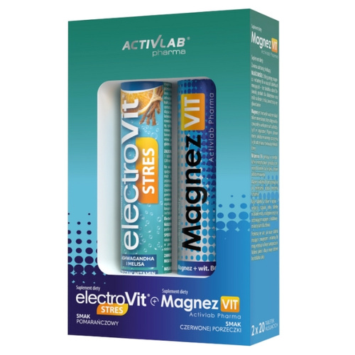 ACTIVLAB ElectroVit STRESS + Magnesium Vit + B6 2x20 tabs