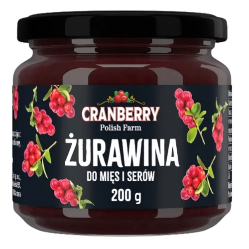 SANTE Cranberry Polish Farm Cranberry for Meats and Cheeses 200 g