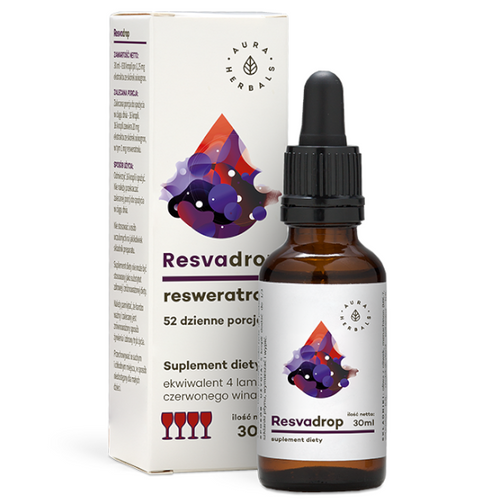  AURA HERBALS Resvadrop - Resveratrol Drops 30 ml